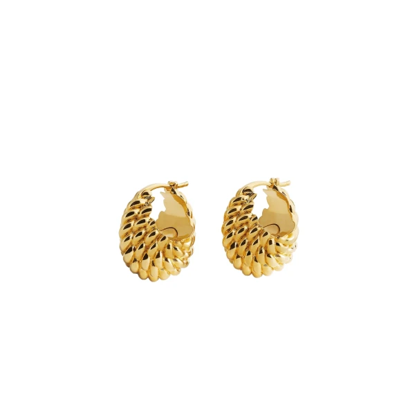 Rope hoops in Gold - Image 5