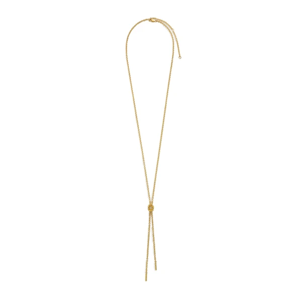 Rope lariat in Gold