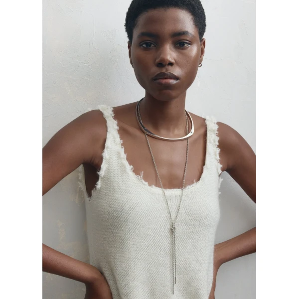 Rope lariat in Silver - Image 2