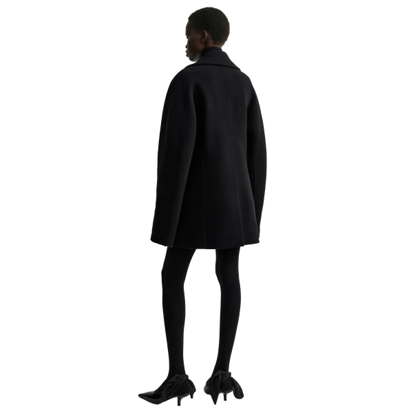 Toteme Rounded peacoat in Black, view 4