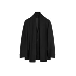 Toteme Scarf lapel blazer in Black