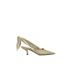Toteme Scarf nappa slingbacks in Cashew