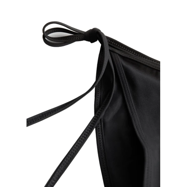 Toteme Scoop bikini bottoms in Black, view 6