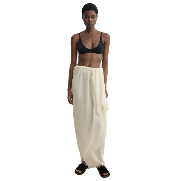 Toteme Scoop bikini top in Black, view 2