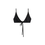 Toteme Scoop bikini top in Black
