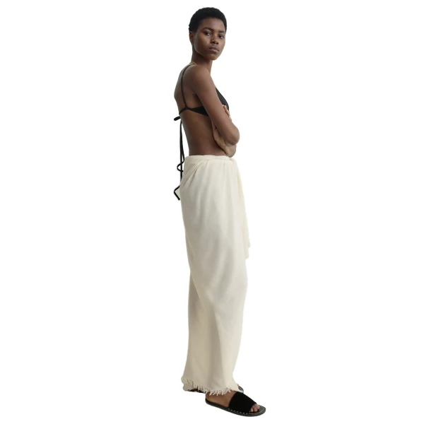 Toteme Scoop bikini top in Black, view 3