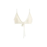 Toteme Scoop bikini top in Ecru