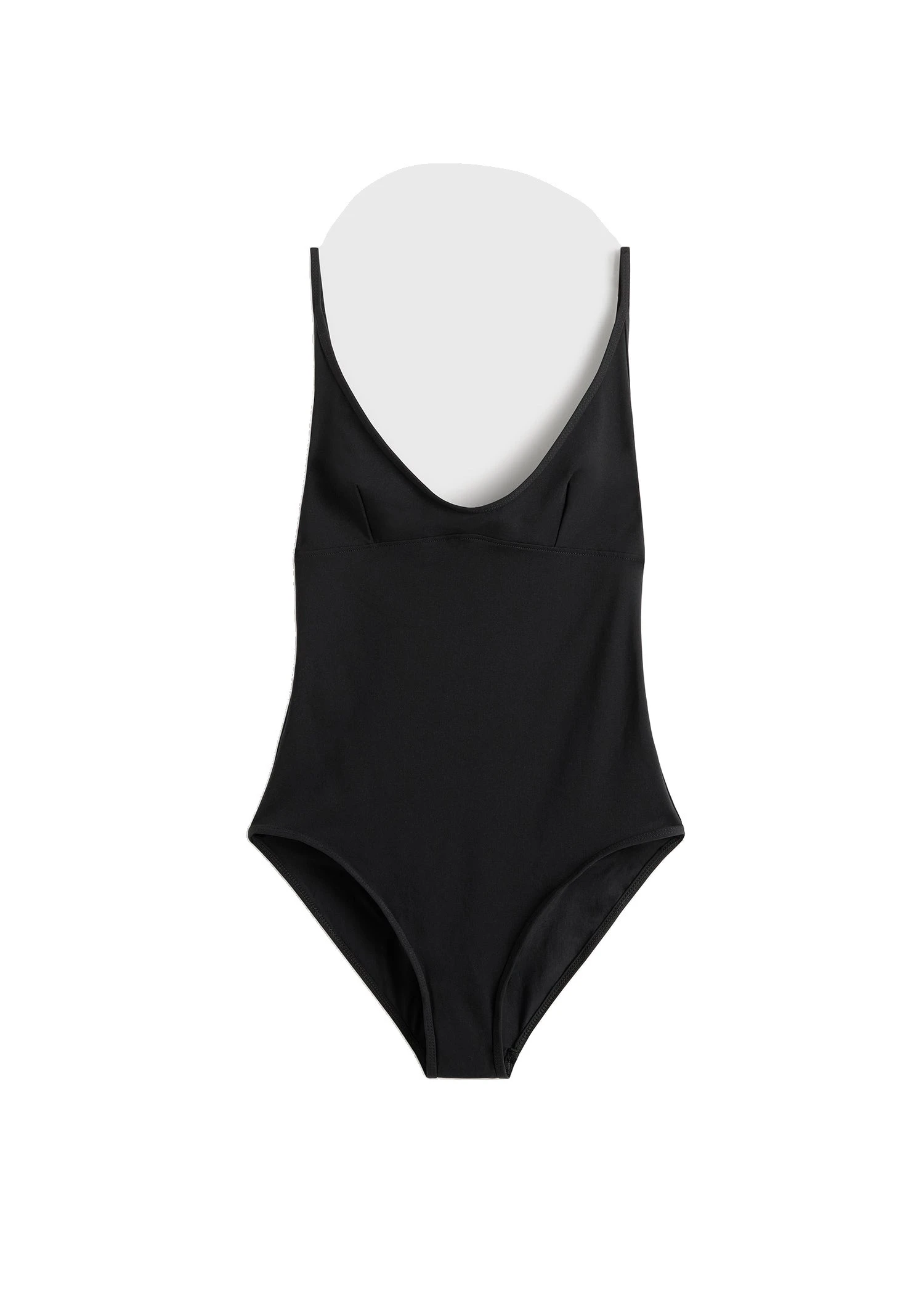 Toteme-Scoop-swimsuit-in-Black-white Toteme Scoop swimsuit in Black