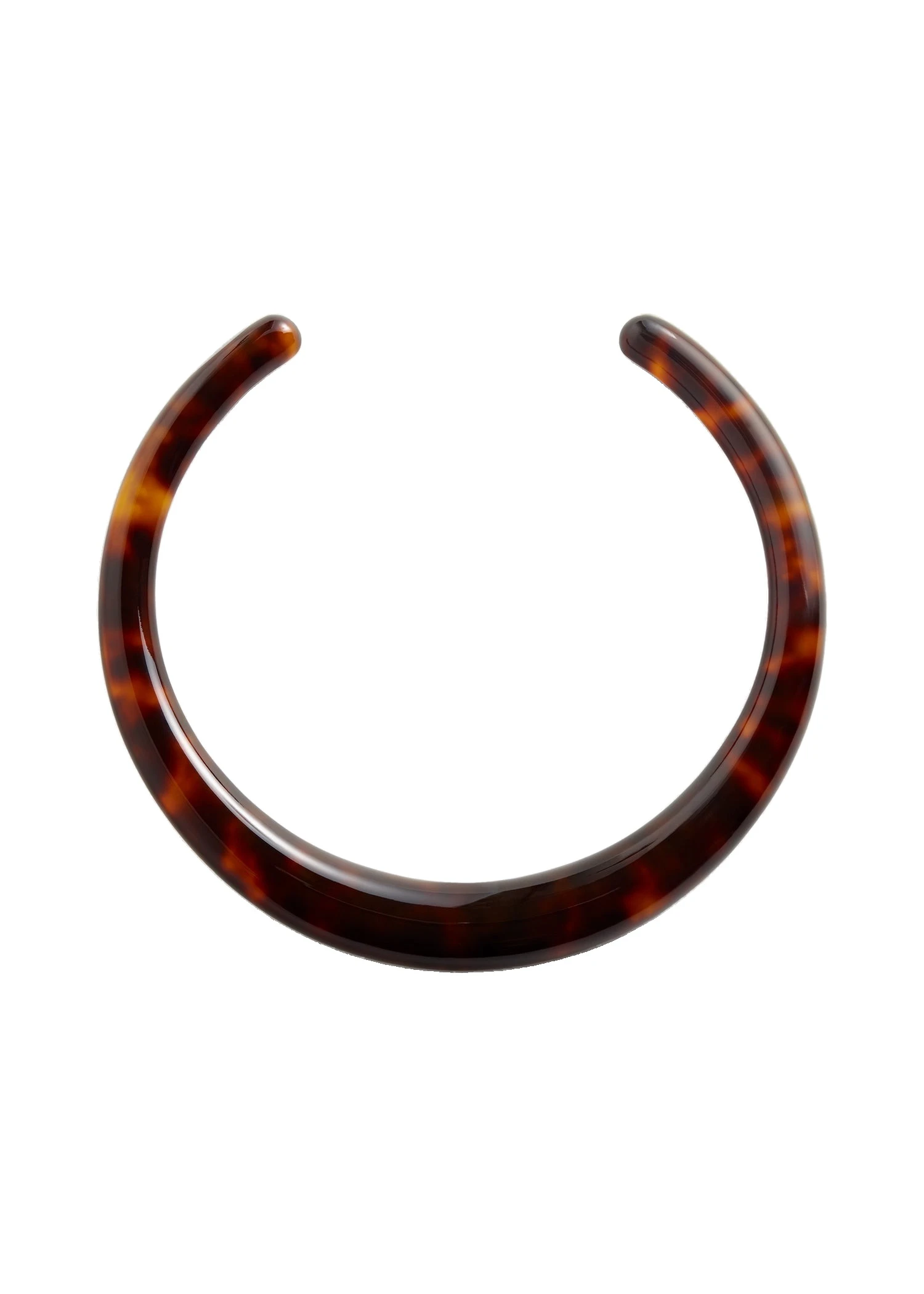 Sculpted collar in Bonfire