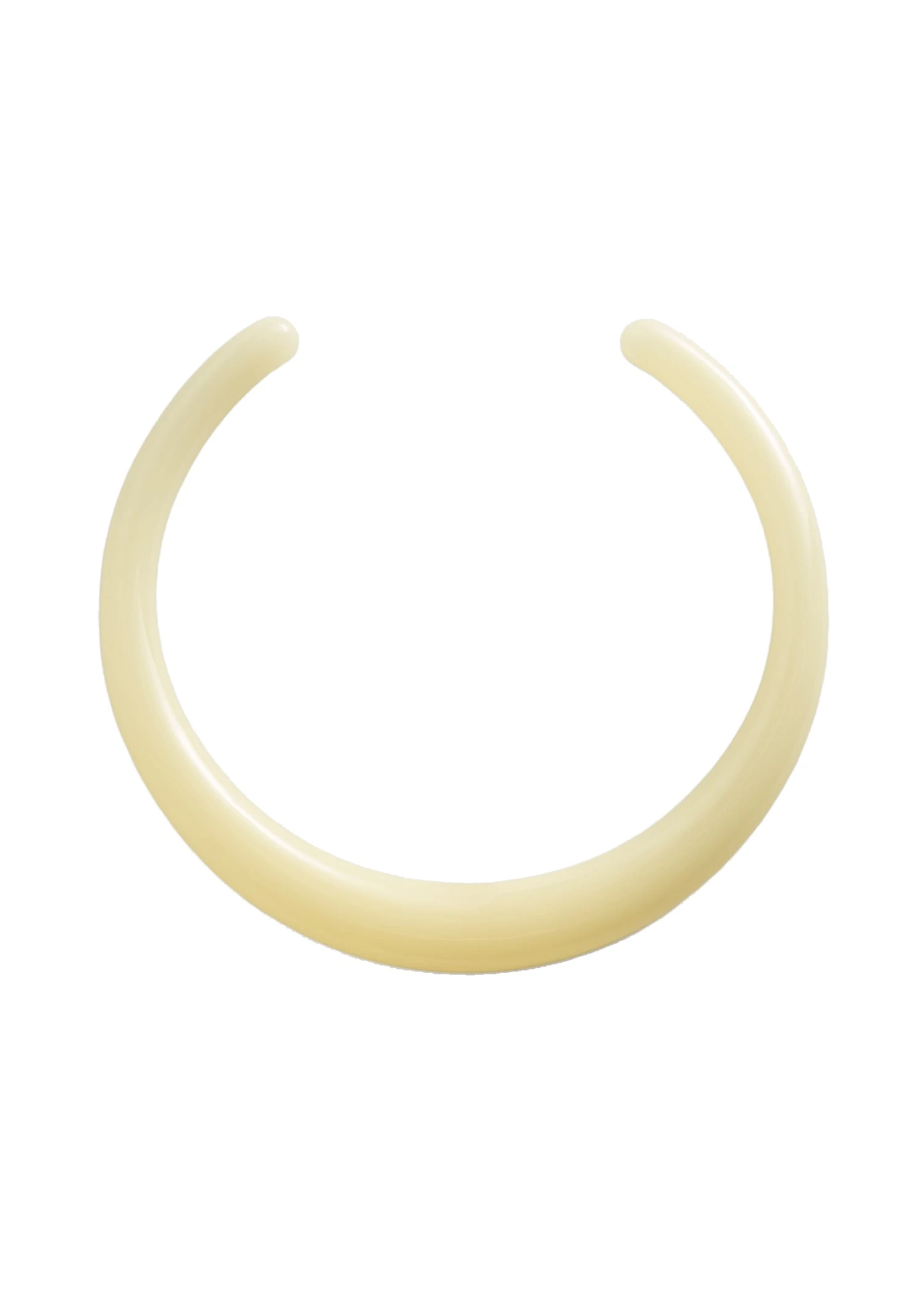 Sculpted collar in Buttercup