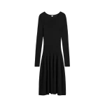 Toteme Sculpted knit dress in Black