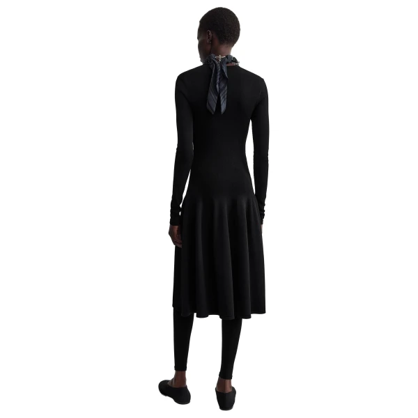 Toteme Sculpted knit dress in Black, view 4