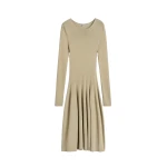 Toteme Sculpted knit dress in Sage