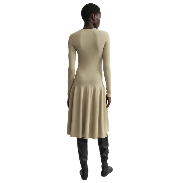 Toteme Sculpted knit dress in Sage, view 4