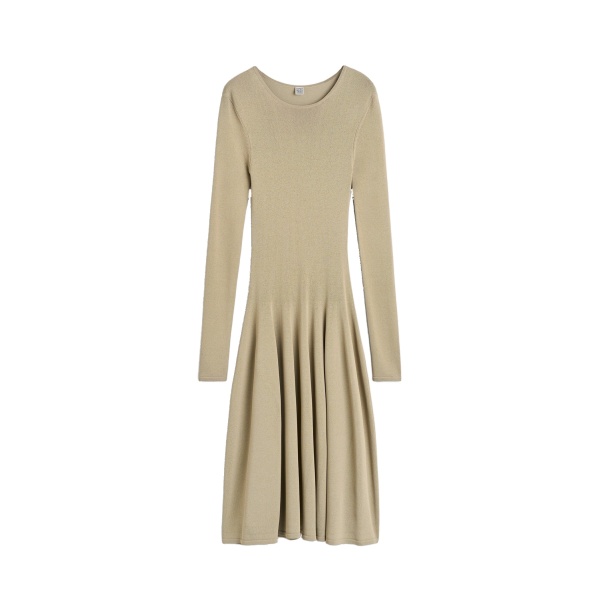 Toteme Sculpted knit dress in Sage