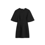 Toteme Sculptural short dress in Black
