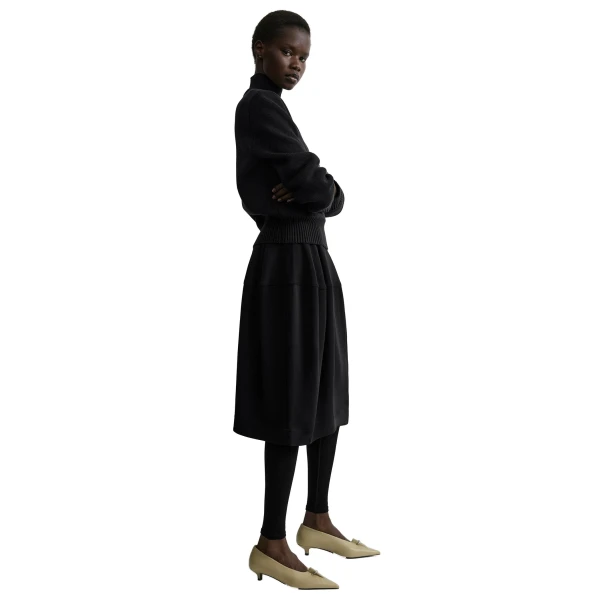 Toteme Sculptural skirt in Black, view 3