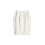 Toteme Sculptural skirt in Ecru