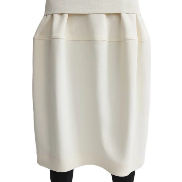 Toteme Sculptural skirt in Ecru, view 5