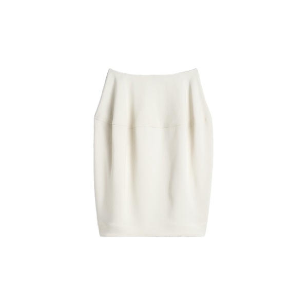 Toteme Sculptural skirt in Ecru