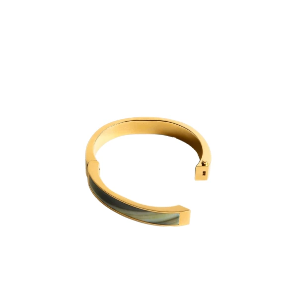 Signature bracelet in Beige / Gold - Image 5