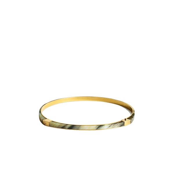 Signature collar in Beige / Gold - Image 3
