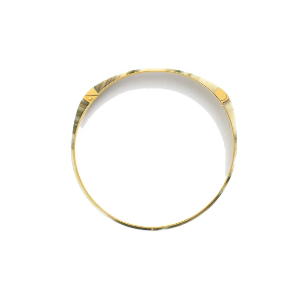 Signature collar in Beige / Gold