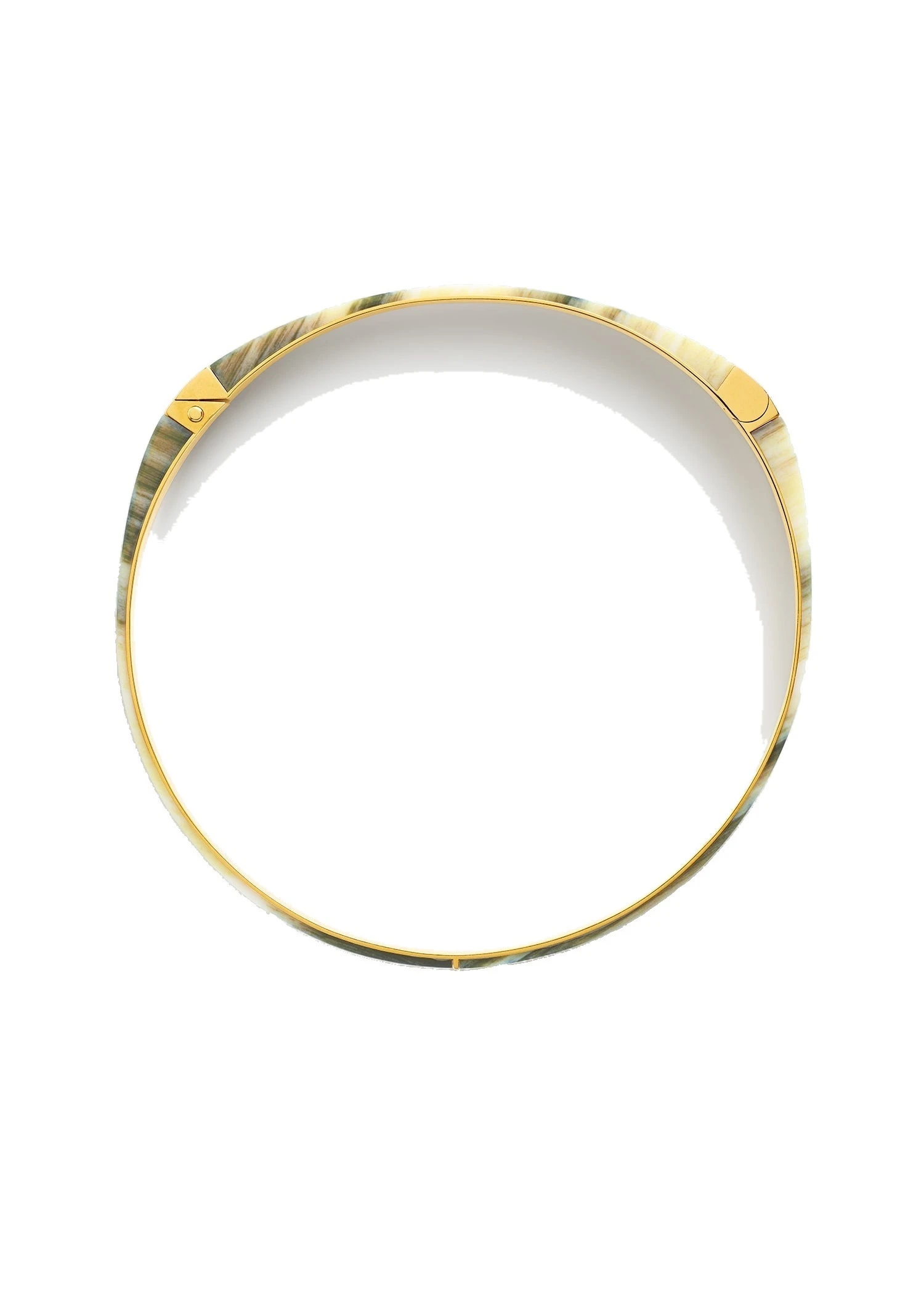 Signature collar in Beige / Gold