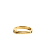 Toteme Signature stripe bracelet in Black / Gold