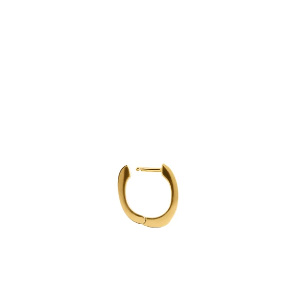 Signature stripe hoops in Black / Gold - Image 6