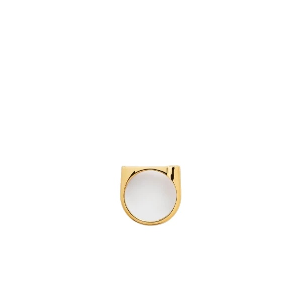 Signet diamond midi ring 18kt in Gold - Image 3