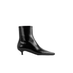 Toteme Slim naplack ankle boots in Black