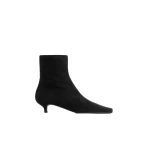 Toteme Slim suede ankle boots in Black
