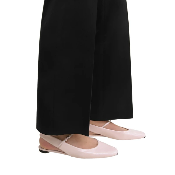 Slingback naplack Mary Janes in Flamingo - Image 3