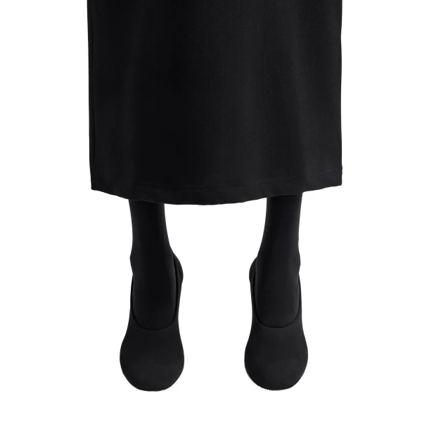 Slip jersey pumps in Black - Image 2