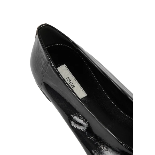 Slip naplack ballerinas in Black - Image 5