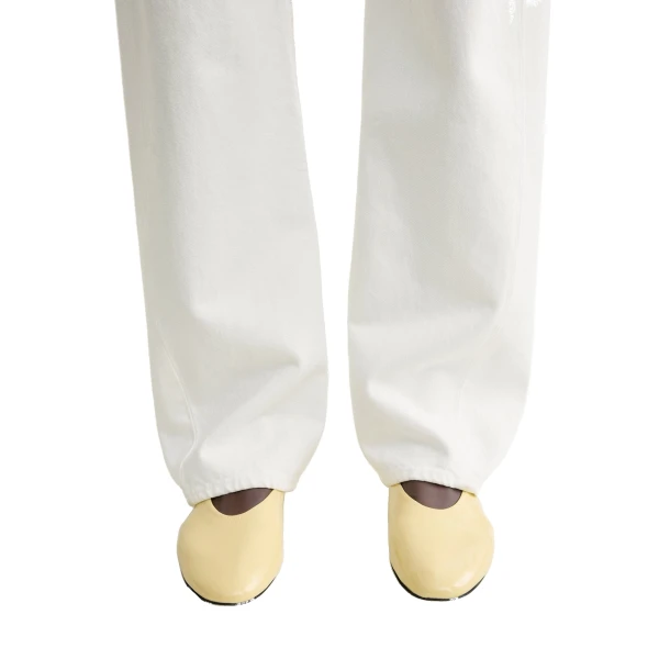Slip naplack ballerinas in Buttercup - Image 2