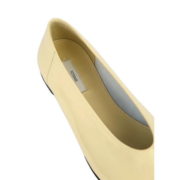 Slip naplack ballerinas in Buttercup - Image 5