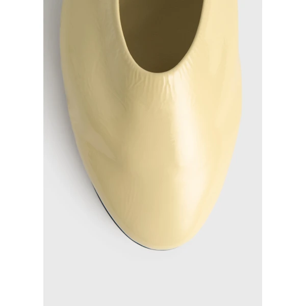 Slip naplack ballerinas in Buttercup - Image 6