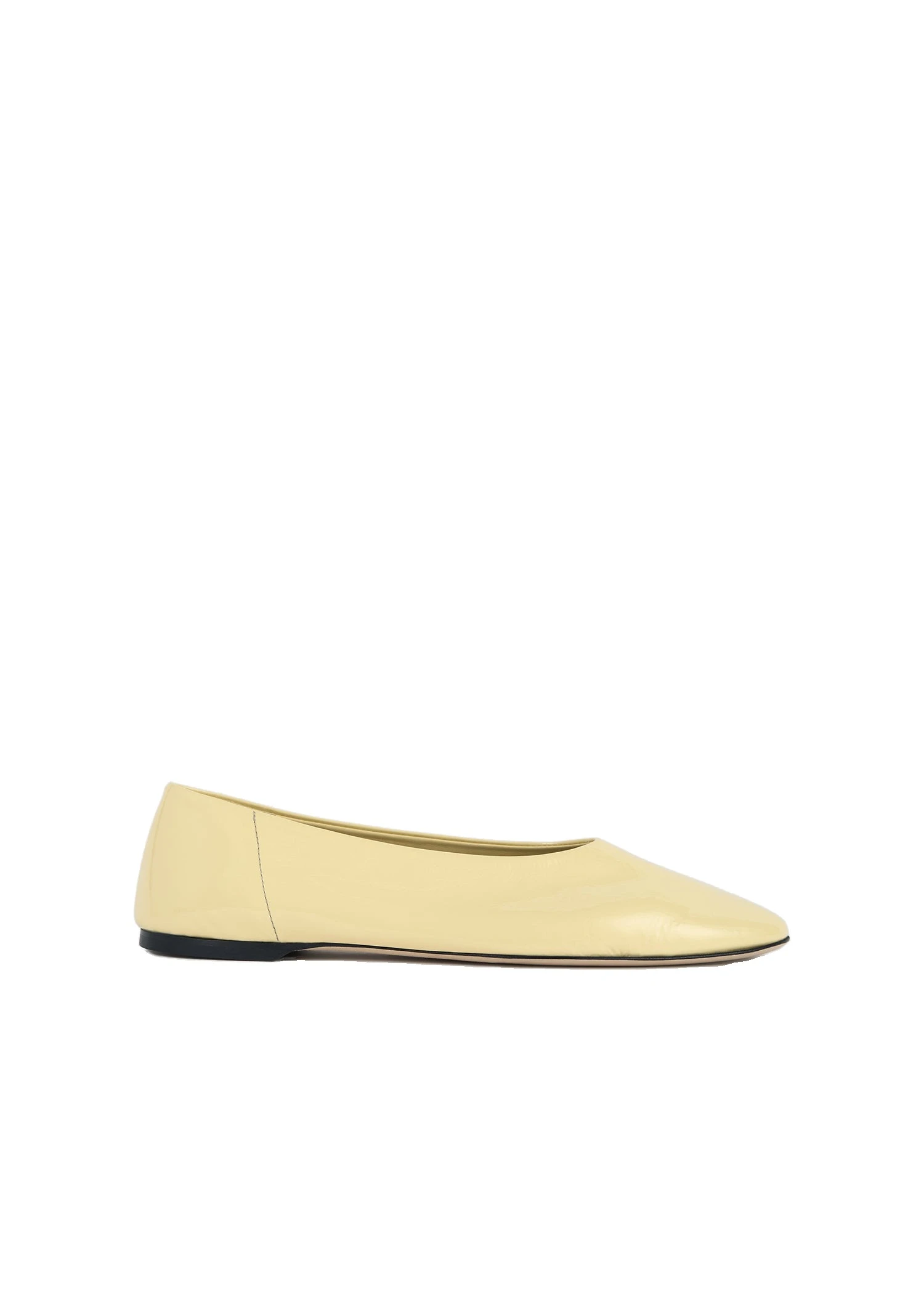 Slip naplack ballerinas in Buttercup