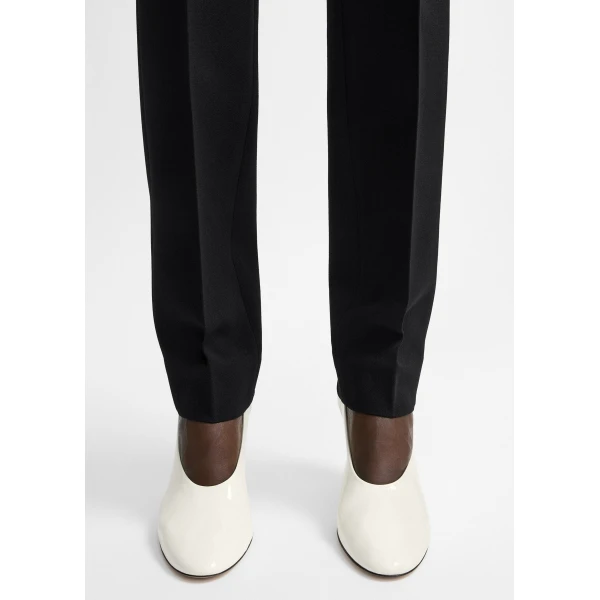 Slip naplack pumps in Off-white - Image 2
