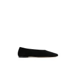 Toteme Slip suede ballerinas in Black