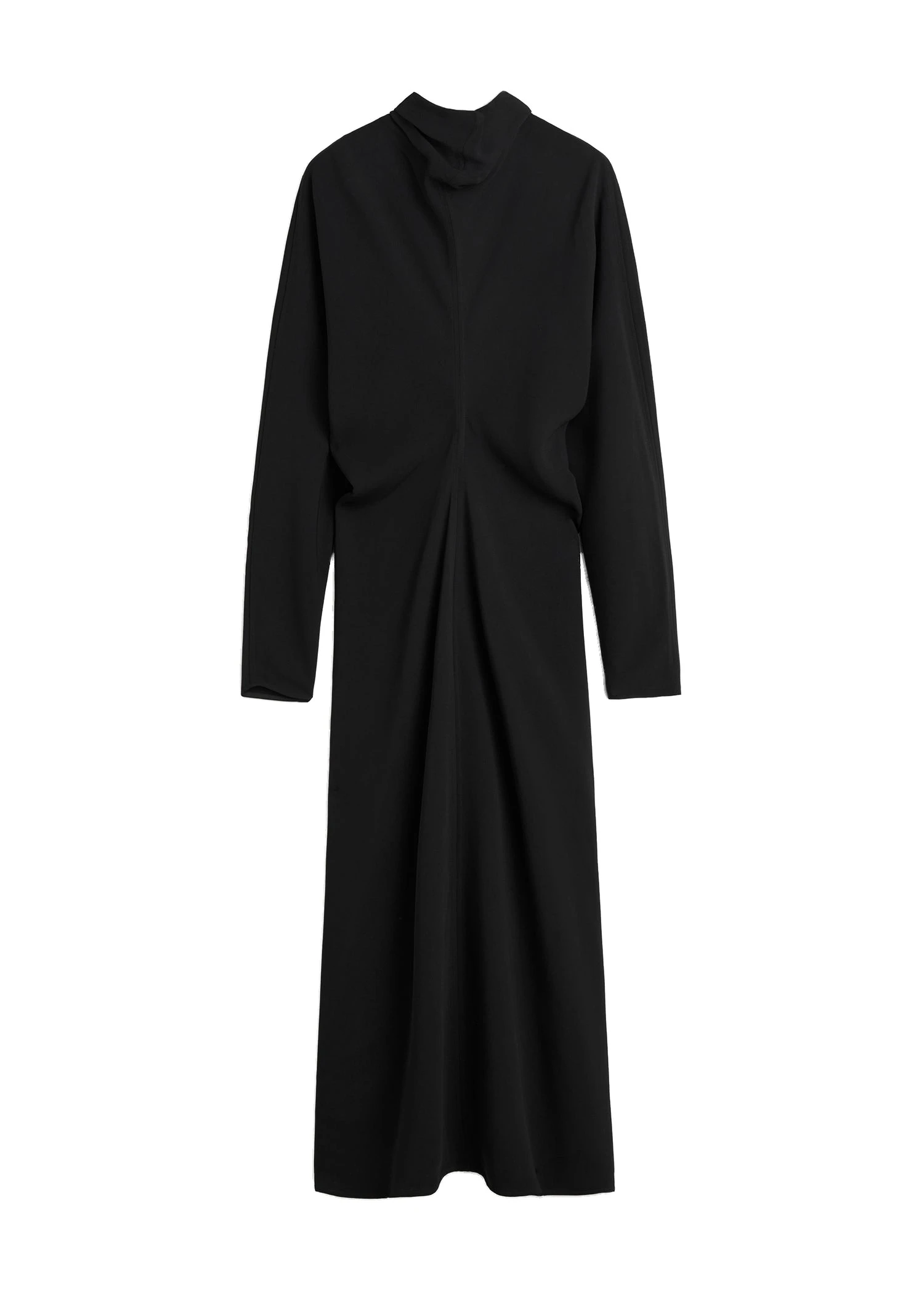 Toteme-Slouch-waist-scarf-dress-in-Black-white Toteme Slouch waist scarf dress in Black