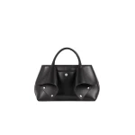 Toteme Small Mercer leather tote in Black / Red