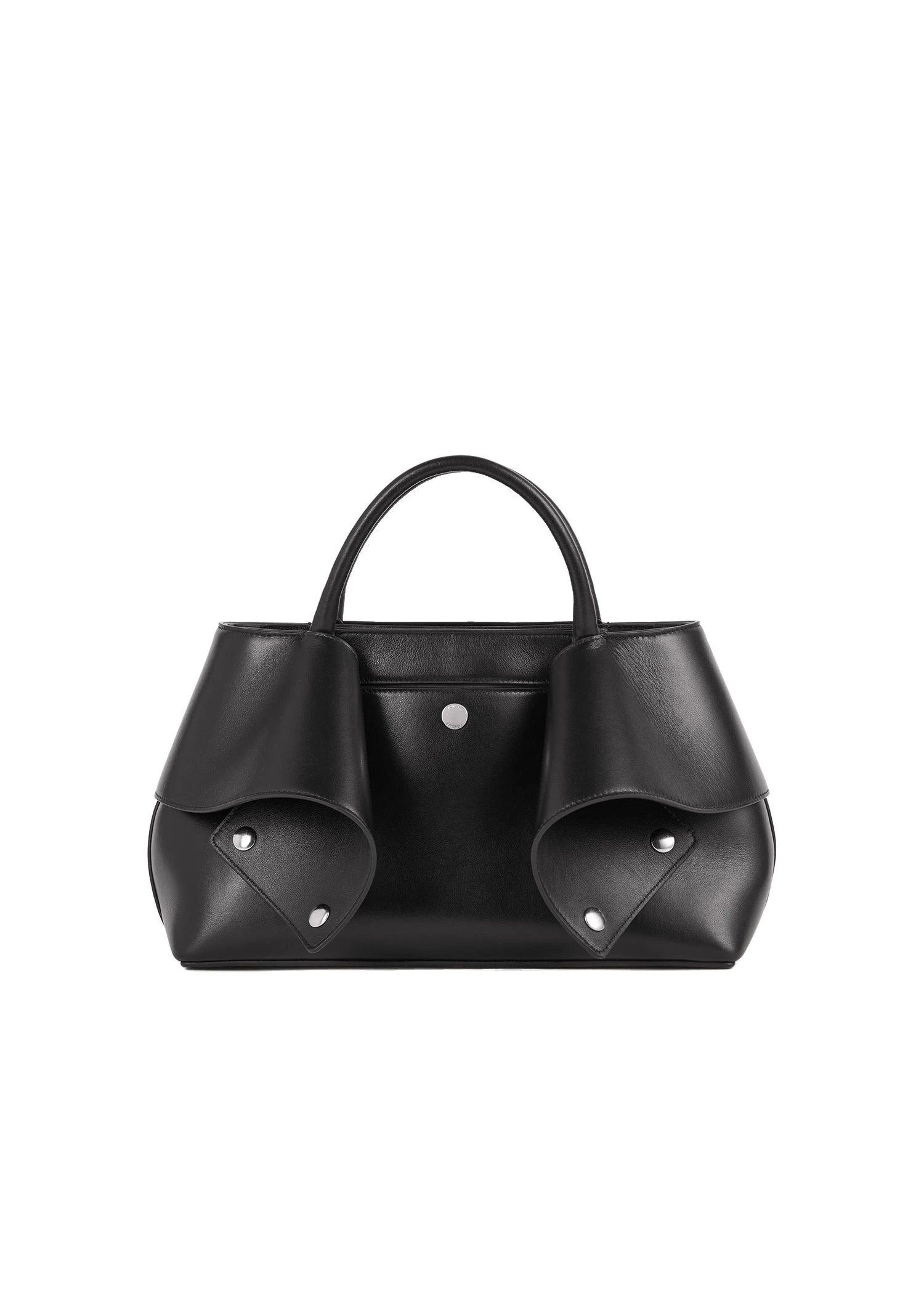 Small Mercer leather tote in Black / Red