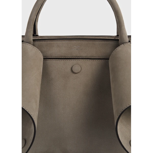 Small Mercer nubuck tote in Rock - Image 5