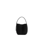 Toteme Small belted suede tote in Black