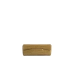 Toteme Soft croco-embossed T-clutch in Biscuit