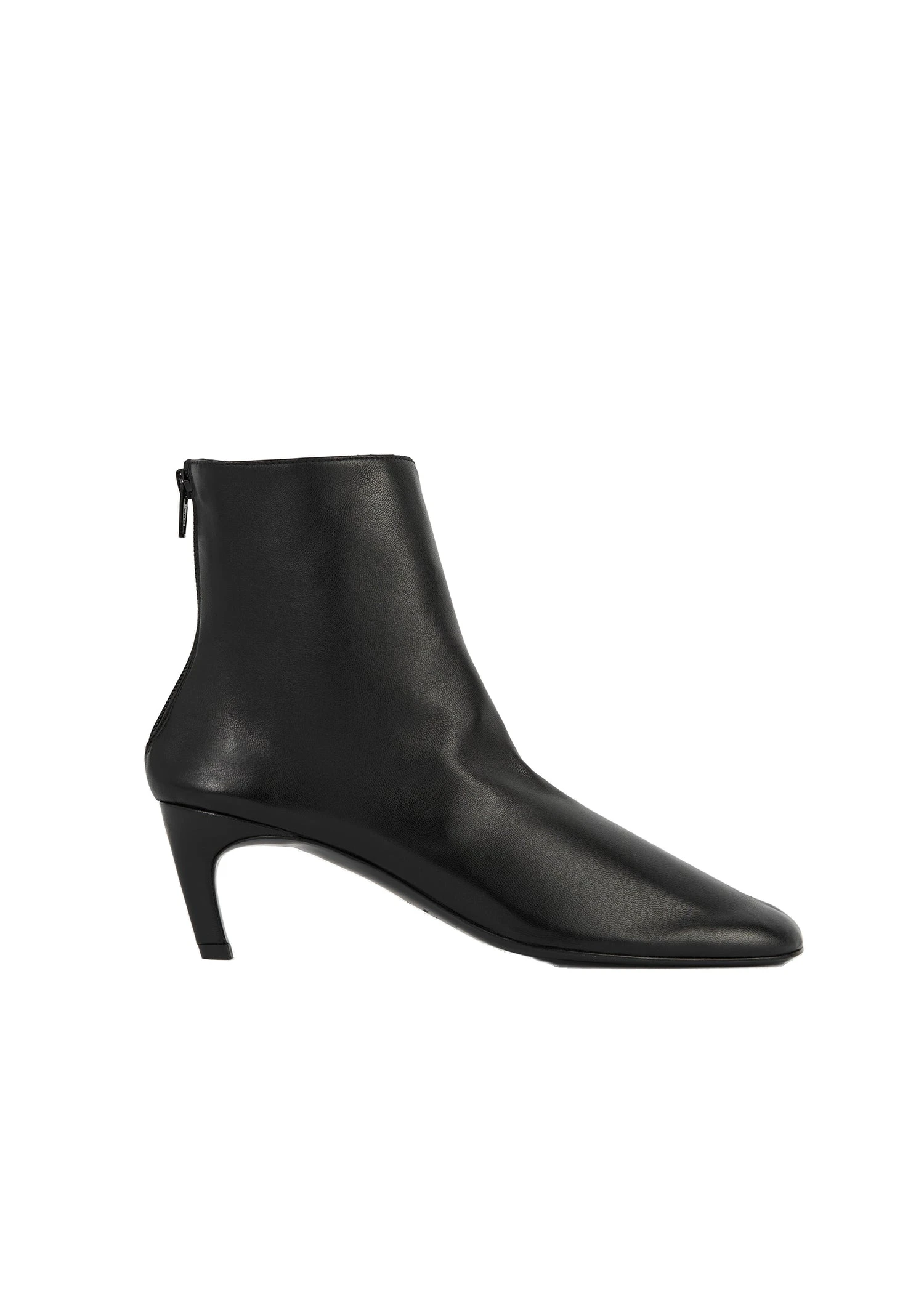 Soft nappa ankle boots in Black