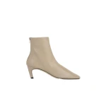 Toteme Soft nappa ankle boots in Chai